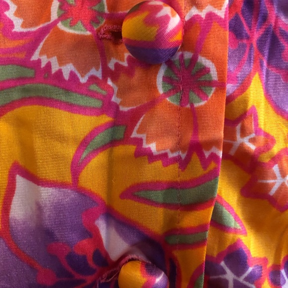 Vintage 1970’s hostess lounge Maxie dress - Picture 8 of 10